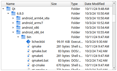 File directory using a tree view
