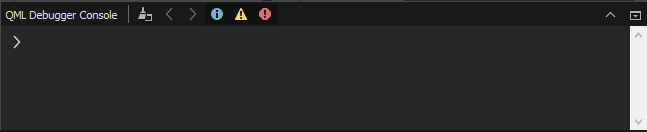 QML Debugger Console