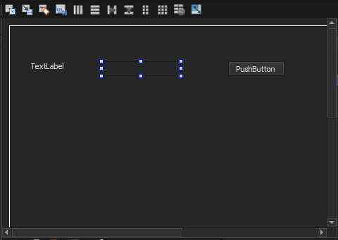 Adding widgets to Text Finder UI