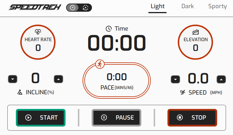 MCU Treadmill overview.