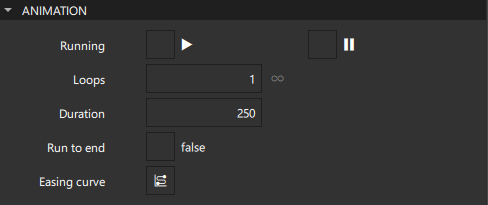 Animation properties