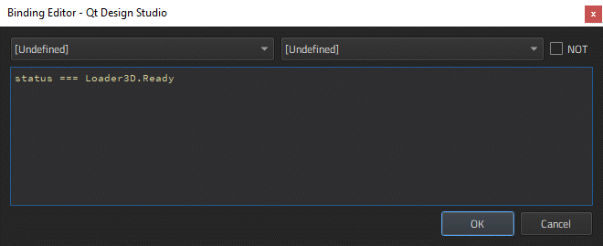 Setting Visibility in Binding Editor