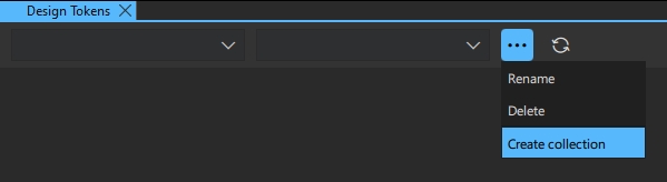 Create a Design Tokens collection