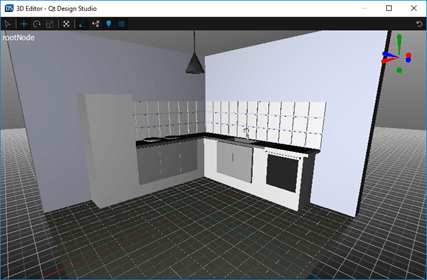 The Vertex Color Scene in the Optimal 3D Scene