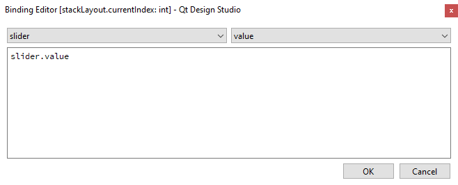 Setting binding rules