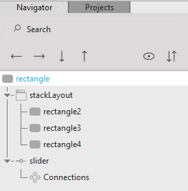 Components in the Stack Layout