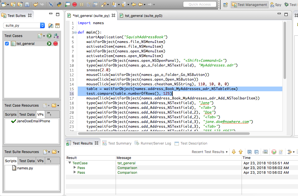 Manually entered verification points